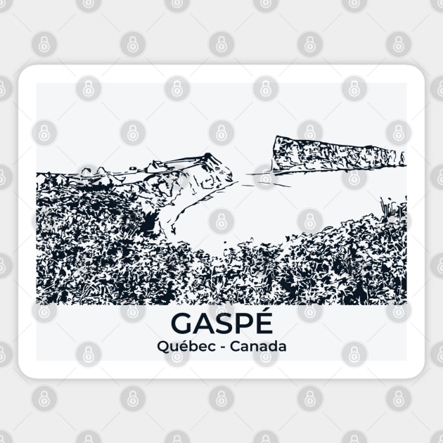 Gaspé - Québec Magnet by Lakeric